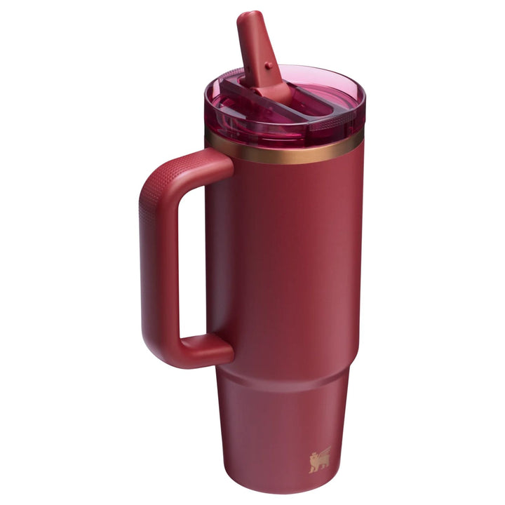 🍷 Stanley Quencher ProTour Flip Straw Tumbler 40oz – Gilded Pomegranate 🧊✨ waodeals