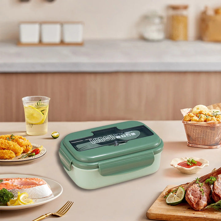 Bento Box Lunch Box 3 Compartment Microwave Lunch Containers Uitable for Microwave Dishwasher waodeals