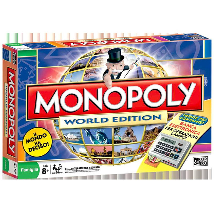 Monopoly Here & Now 🌍 World Edition Board Game – Electronic Banking, Global Fun! 🎲💳 waodeals