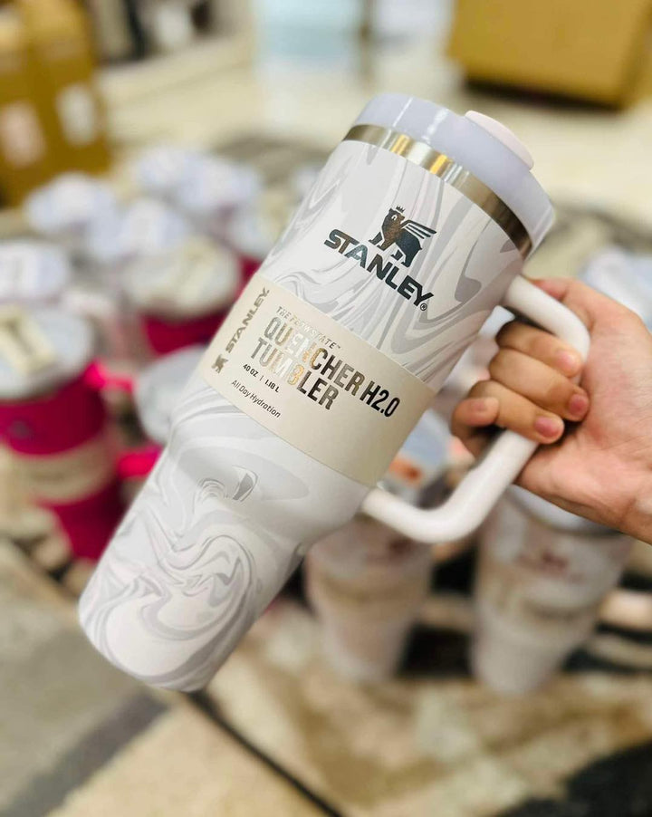 Stanley 40oz Quencher H2.0 Flowstate Insulated Tumbler with Handle & Straw Stainless Steel Travel Mug Hot & Cold waodeals