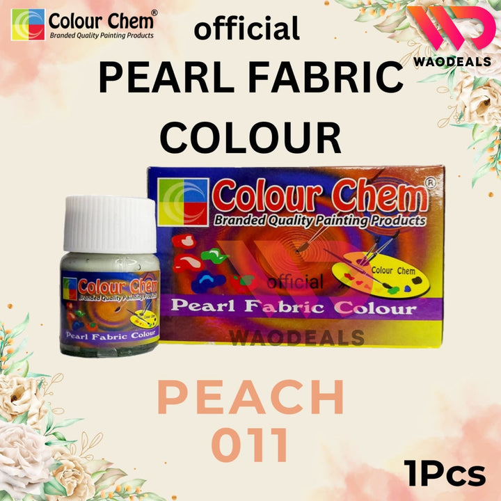 1Pc Colour Chem Pearl Fabric Paint - Metallic Glossy & Shiny Colors for Fabrics | 40 Shades (20ml) waodeals
