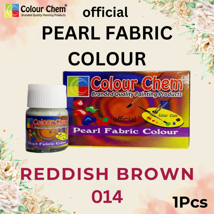 1Pc Colour Chem Pearl Fabric Paint - Metallic Glossy & Shiny Colors for Fabrics | 40 Shades (20ml) waodeals