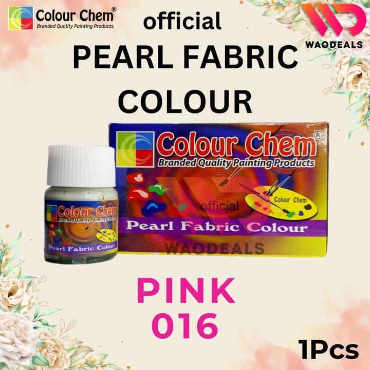 1Pc Colour Chem Pearl Fabric Paint - Metallic Glossy & Shiny Colors for Fabrics | 40 Shades (20ml) waodeals