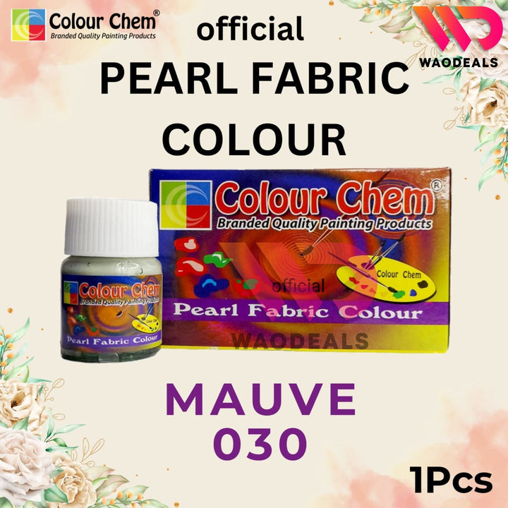 1Pc Colour Chem Pearl Fabric Paint - Metallic Glossy & Shiny Colors for Fabrics | 40 Shades (20ml) waodeals