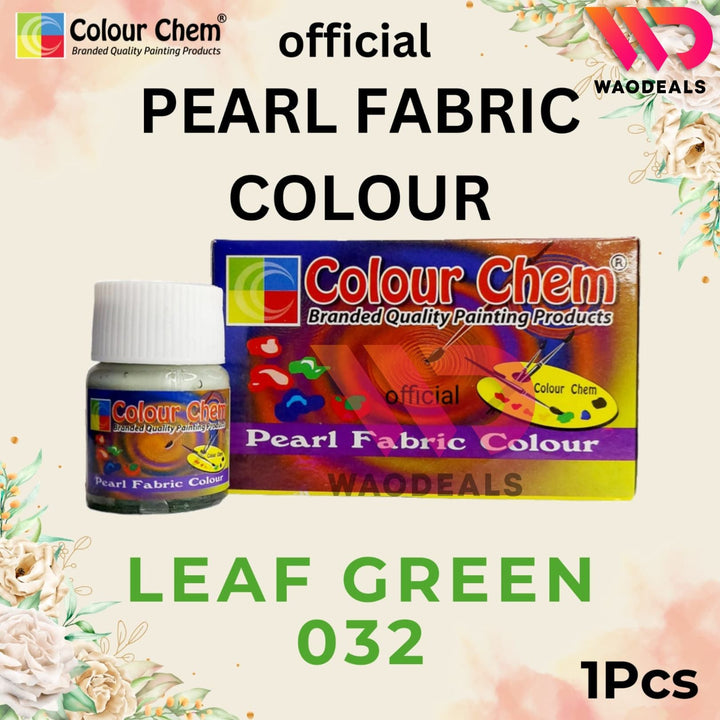 1Pc Colour Chem Pearl Fabric Paint - Metallic Glossy & Shiny Colors for Fabrics | 40 Shades (20ml) waodeals