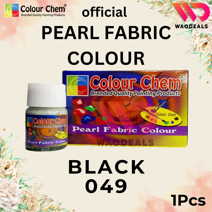 1Pc Colour Chem Pearl Fabric Paint - Metallic Glossy & Shiny Colors for Fabrics | 40 Shades (20ml) waodeals