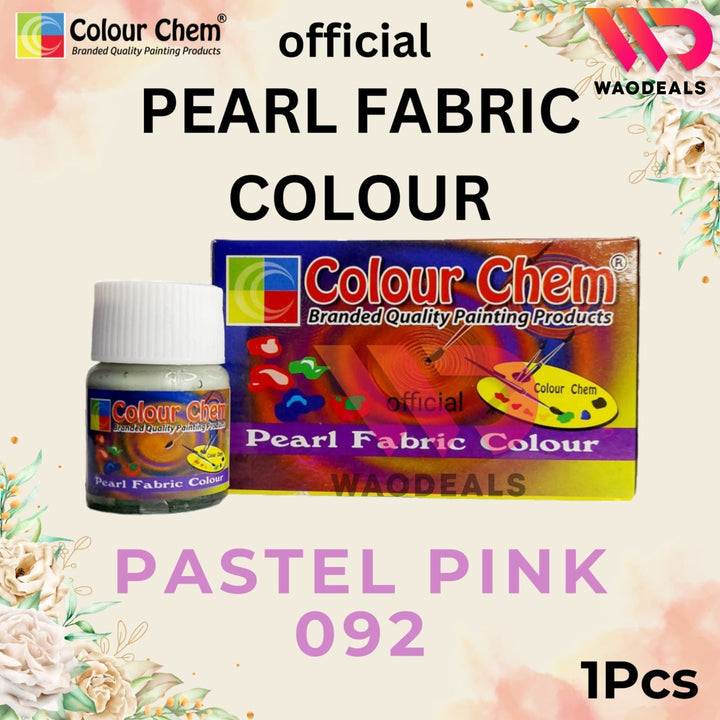 1Pc Colour Chem Pearl Fabric Paint - Metallic Glossy & Shiny Colors for Fabrics | 40 Shades (20ml) waodeals