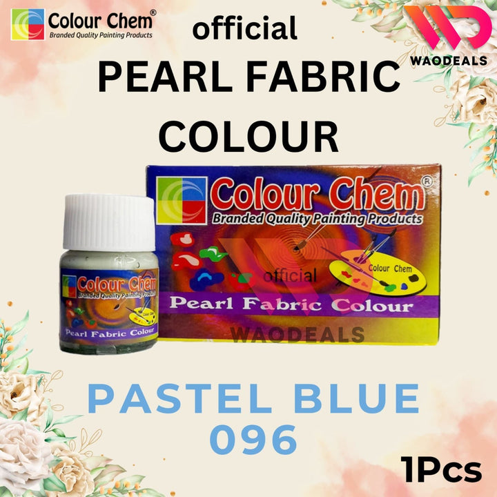 1Pc Colour Chem Pearl Fabric Paint - Metallic Glossy & Shiny Colors for Fabrics | 40 Shades (20ml) waodeals