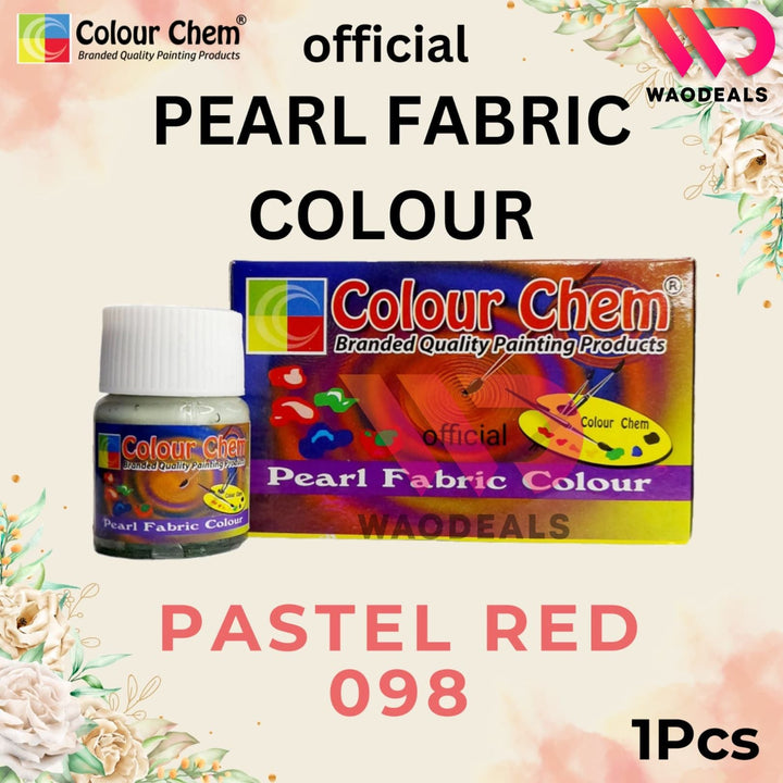 1Pc Colour Chem Pearl Fabric Paint - Metallic Glossy & Shiny Colors for Fabrics | 40 Shades (20ml) waodeals