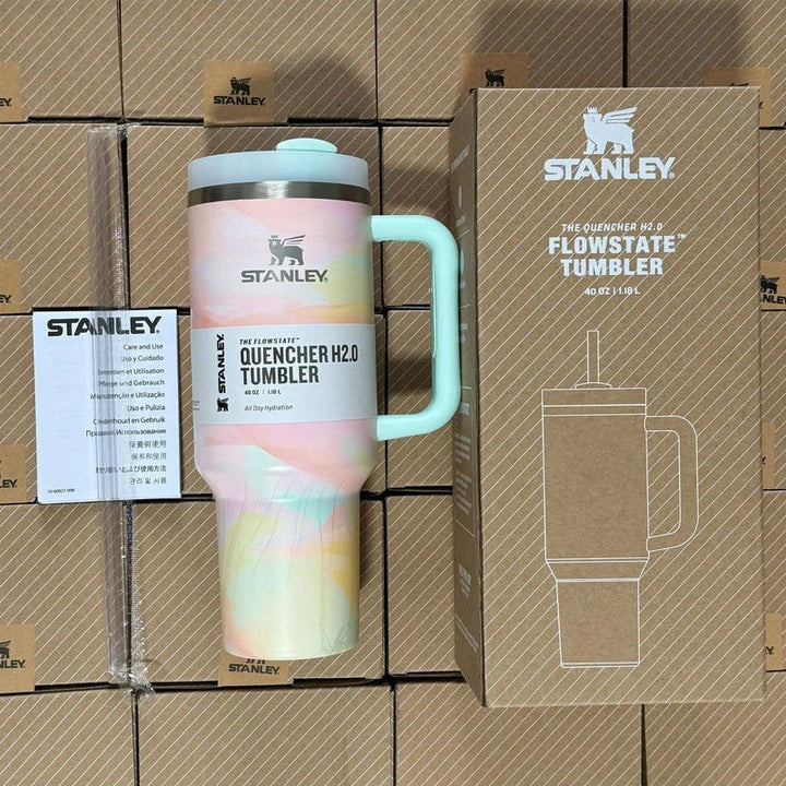 Stanley 40-oz Quencher H2.0 Flowstate Insulated Tumbler-Macaron Green waodeals
