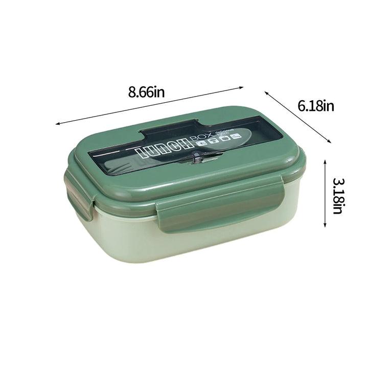 Bento Box Lunch Box 3 Compartment Microwave Lunch Containers Uitable for Microwave Dishwasher waodeals