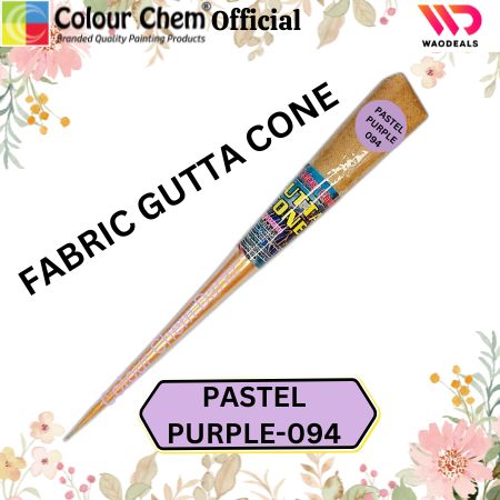1Pc Colour Chem Fabric Gutta Cone – Premium Outliner for Textile Art on Silk, Cotton, Organza, All Fabrics & More waodeals