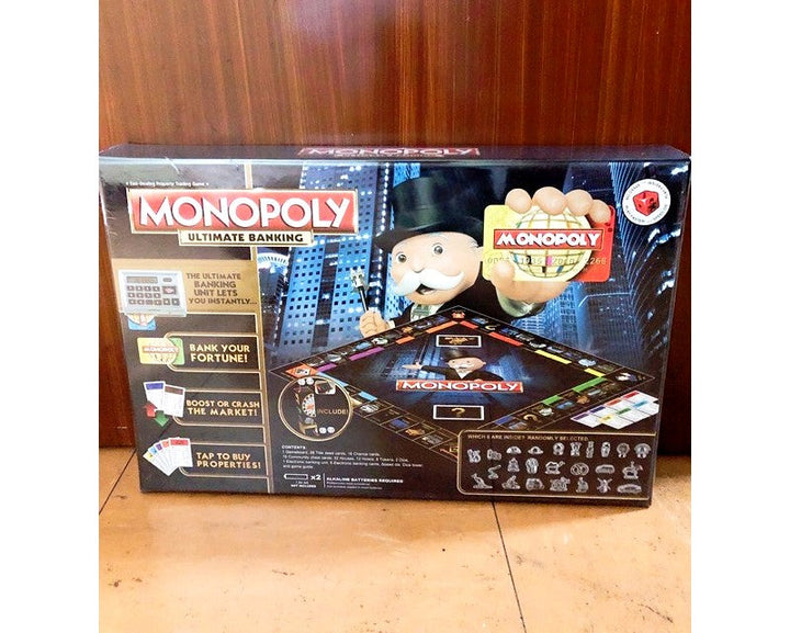 Monopoly Ultimate Banking Board Game – Cashless Electronic Edition with Touch Tap Banking for 2–4 Players! 🎲💳 waodeals