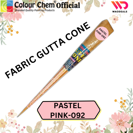 1Pc Colour Chem Fabric Gutta Cone – Premium Outliner for Textile Art on Silk, Cotton, Organza, All Fabrics & More waodeals
