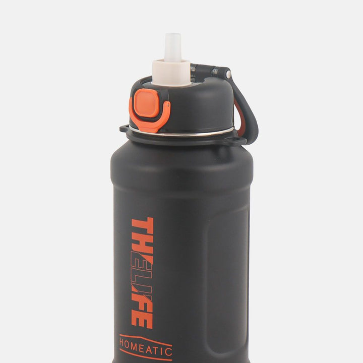 Homeatic Stainless Steel Water Bottle 1000ml – Double Wall Vacuum Insulated Sports & Travel Flask with Leak-Proof Lid 🚰 waodeals