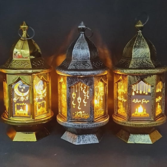  Golden Ramadan LED Lantern