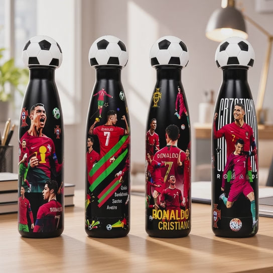 Cristiano Ronaldo CR7 500ML Stainless Steel Water Bottle Waodeals