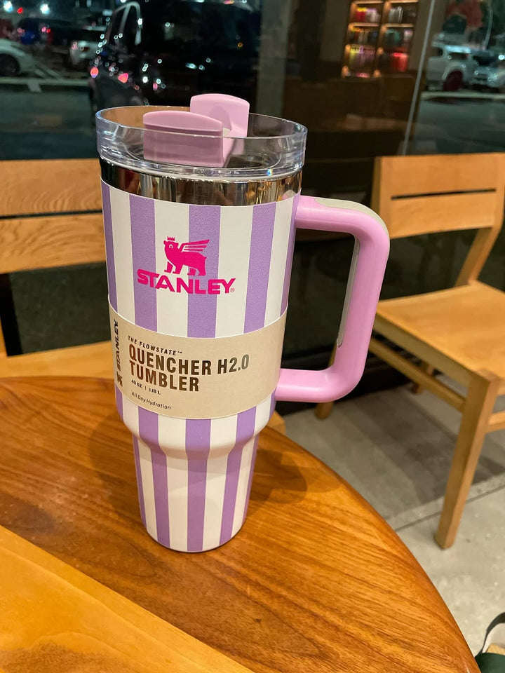 The Quencher H2.0 FlowState™ Tumbler | 40 OZ | 1.18 L Striped Serenity waodeals
