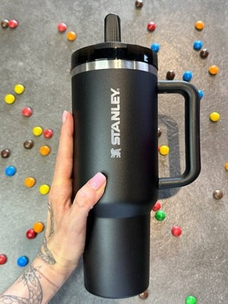 🖤 Stanley Quencher ProTour Flip Straw Tumbler 40oz – Leakproof Black waodeals
