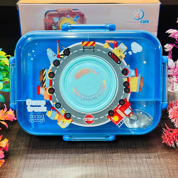 ✨ Jumbo Steel Insulated Lunch Box – Double Decker Bento | 3 Partitions 🍱🔥 waodeals