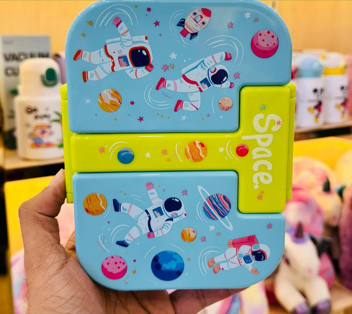 🍱 Sealed 2-Grid Child Stainless Steel Lunch Box | Portable Leakproof Kids Bento Box for School, Office & Travel ✨ waodeals