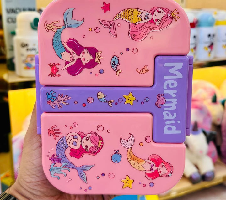 🍱 Sealed 2-Grid Child Stainless Steel Lunch Box | Portable Leakproof Kids Bento Box for School, Office & Travel ✨ waodeals