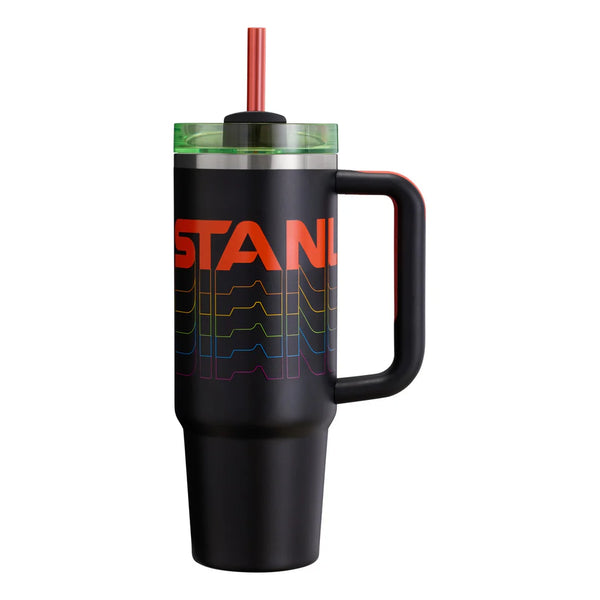 The Reverb Black Original Stanley Quencher H2.0 FlowState™ Tumbler 40 oz Vacuum Insulated Stainless Steel