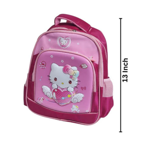 waodeala - 3D Hello Kitty School Bag Waterproof Lightweight Backpack