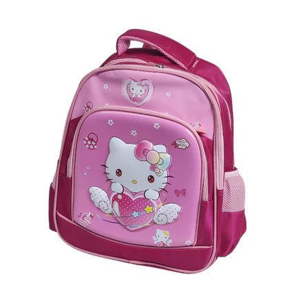 waodeala - 3D Hello Kitty School Bag Waterproof Lightweight Backpack 13 Inch