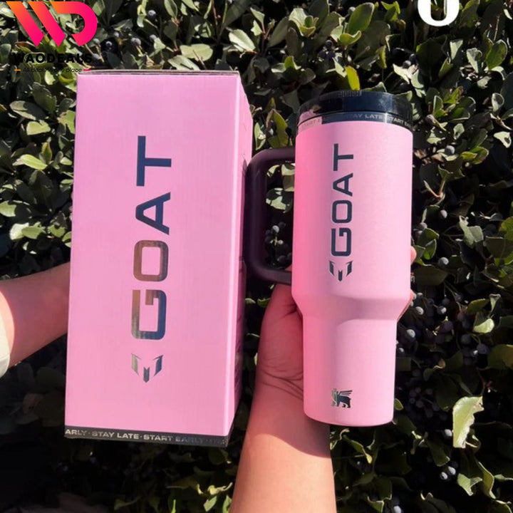 The Messi x Stanley Quencher ProTour Flip Straw Tumbler 40-OZ | Messi GOAT Pink waodeals