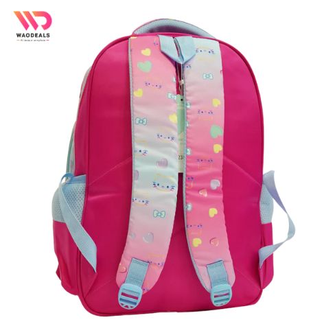 🎀 16 Inch Hello Kitty School Bag for Girls – Lightweight, Water-Resistant & Stylish Backpack | Perfect for Grade 2 to Grade 4 Students 💖🎒 waodeals