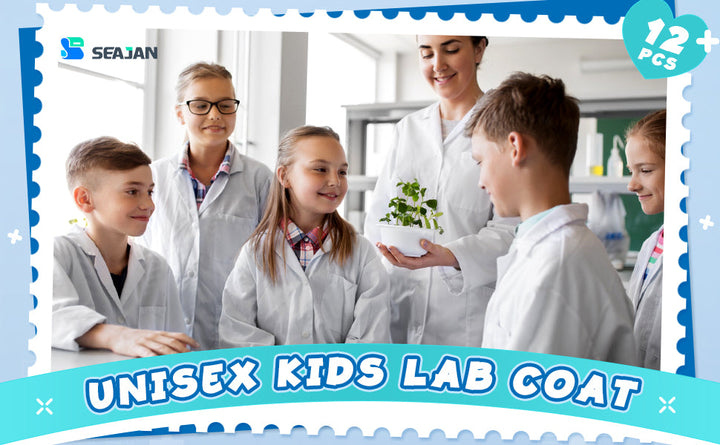 ⚪ All Sizes White Lab Coats | Professional Laboratory Coat | Doctor, Scientist & Kids 👨‍⚕️👩‍🔬 waodeals